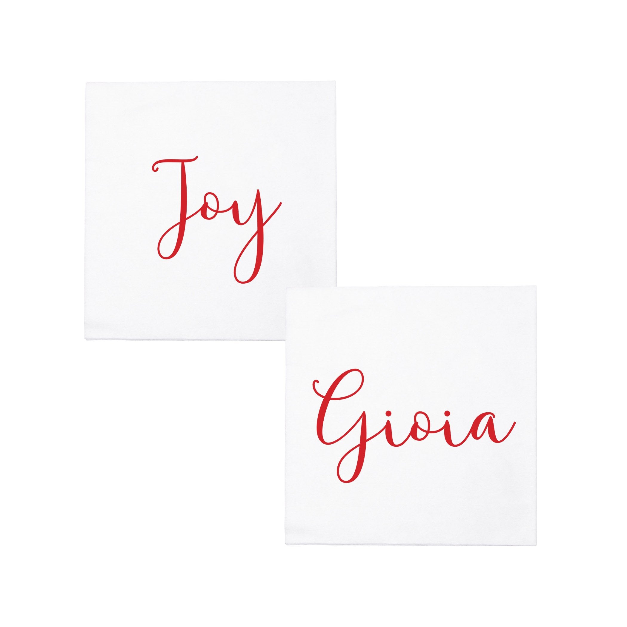 Papersoft Napkins Joy/Gioia Cocktail Napkins (Pack of 20)