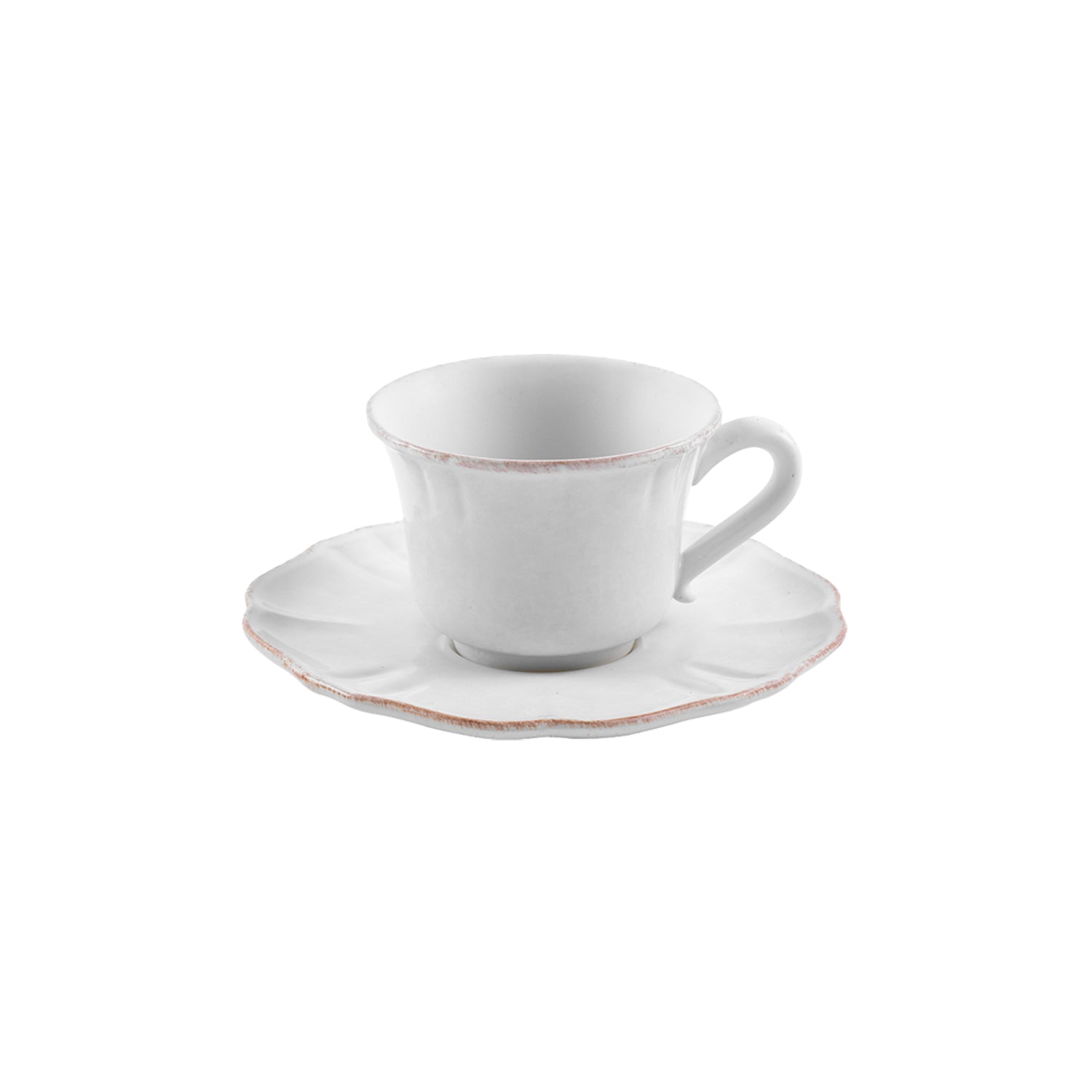 Impressions Tea Cup and Saucer 8 oz. White