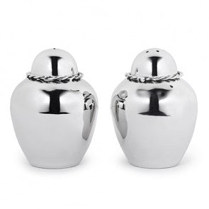 Paloma Salt & Pepper Shakers w/ Braided Wire