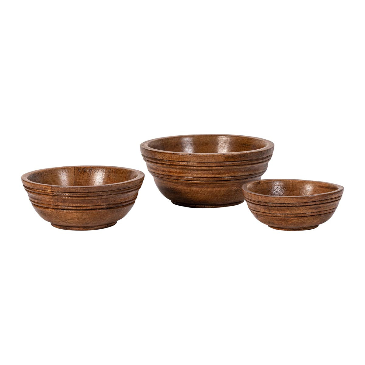 Bilbao Wood Nesting Bowl Set/3pc