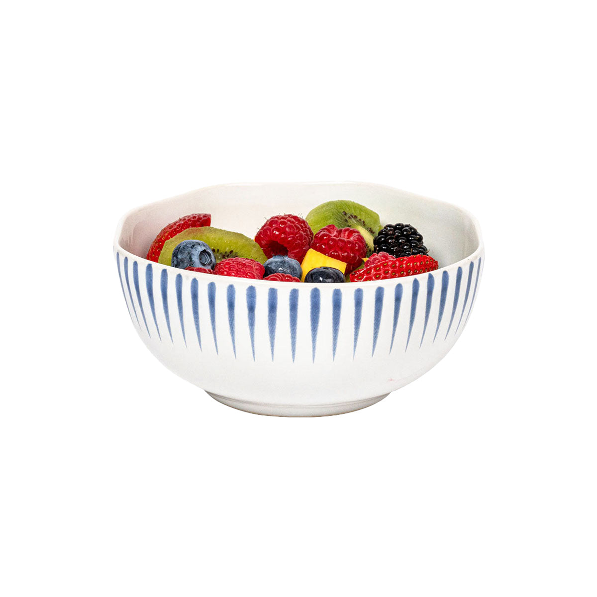 Sitio Stripe Cereal/Ice Cream Bowl - Delft Blue