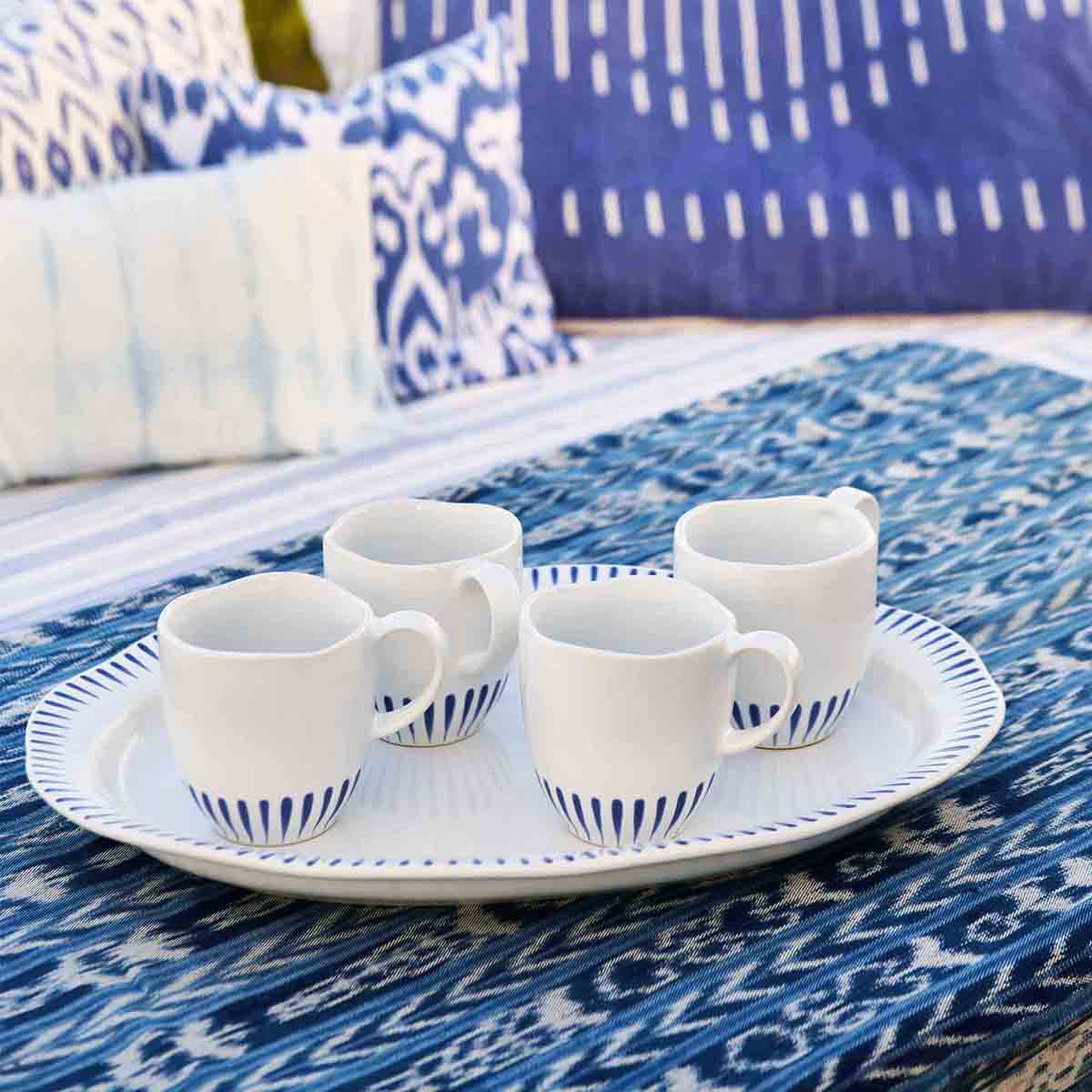 Sitio Stripe Mug - Delft Blue