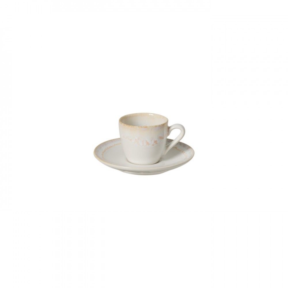 Taormina Coffee Cup and Saucer 3 oz. White