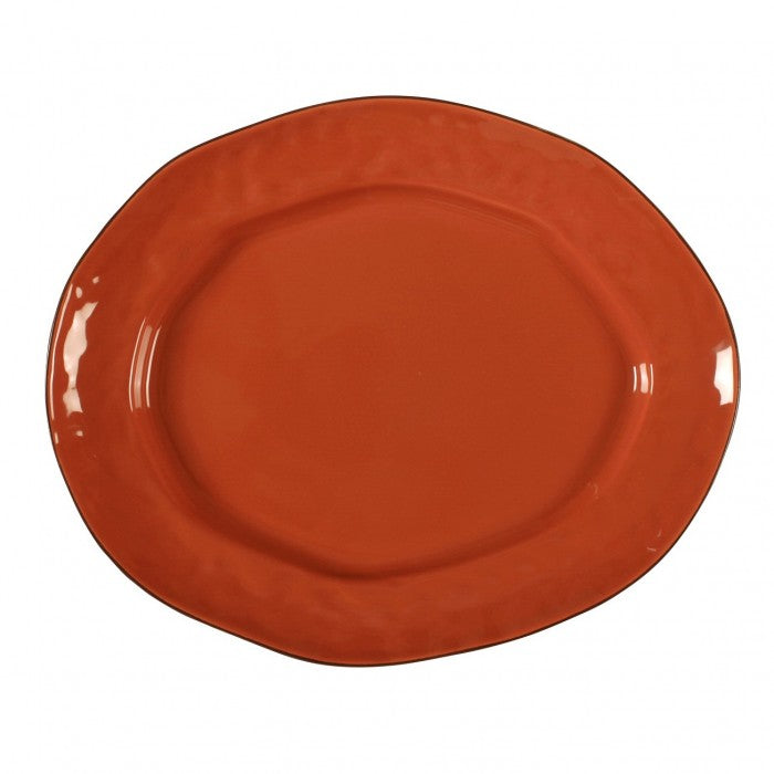 Cantaria Large Oval Platter Persimmon