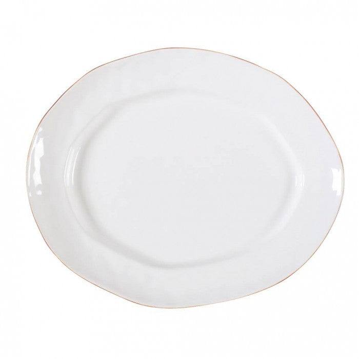 Cantaria Large Oval Platter White