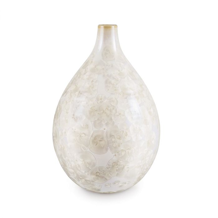 Crystalline Teardrop Vase - Medium