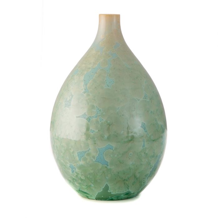 Crystalline Teardrop Vase - Medium