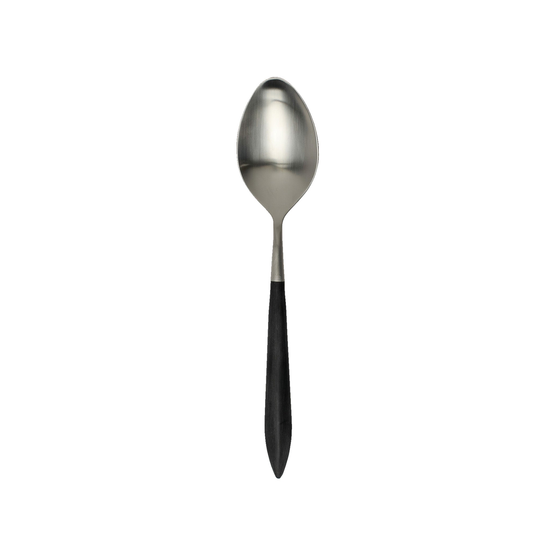 Ares Argento & Black Serving Spoon