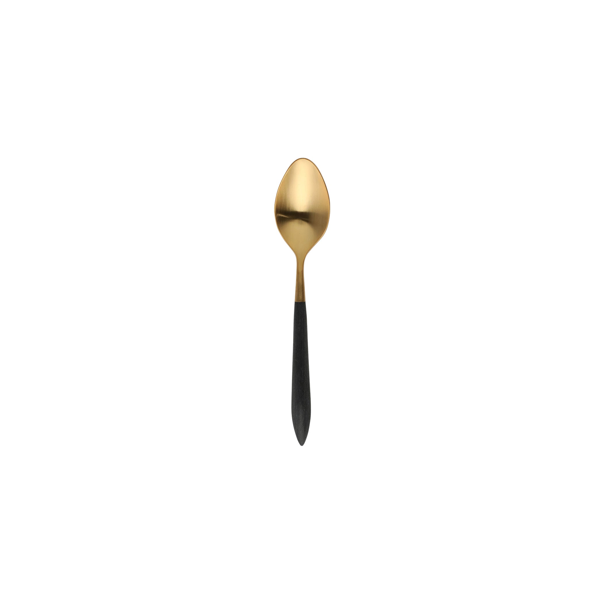 Ares Oro & Black Demitasse Spoon