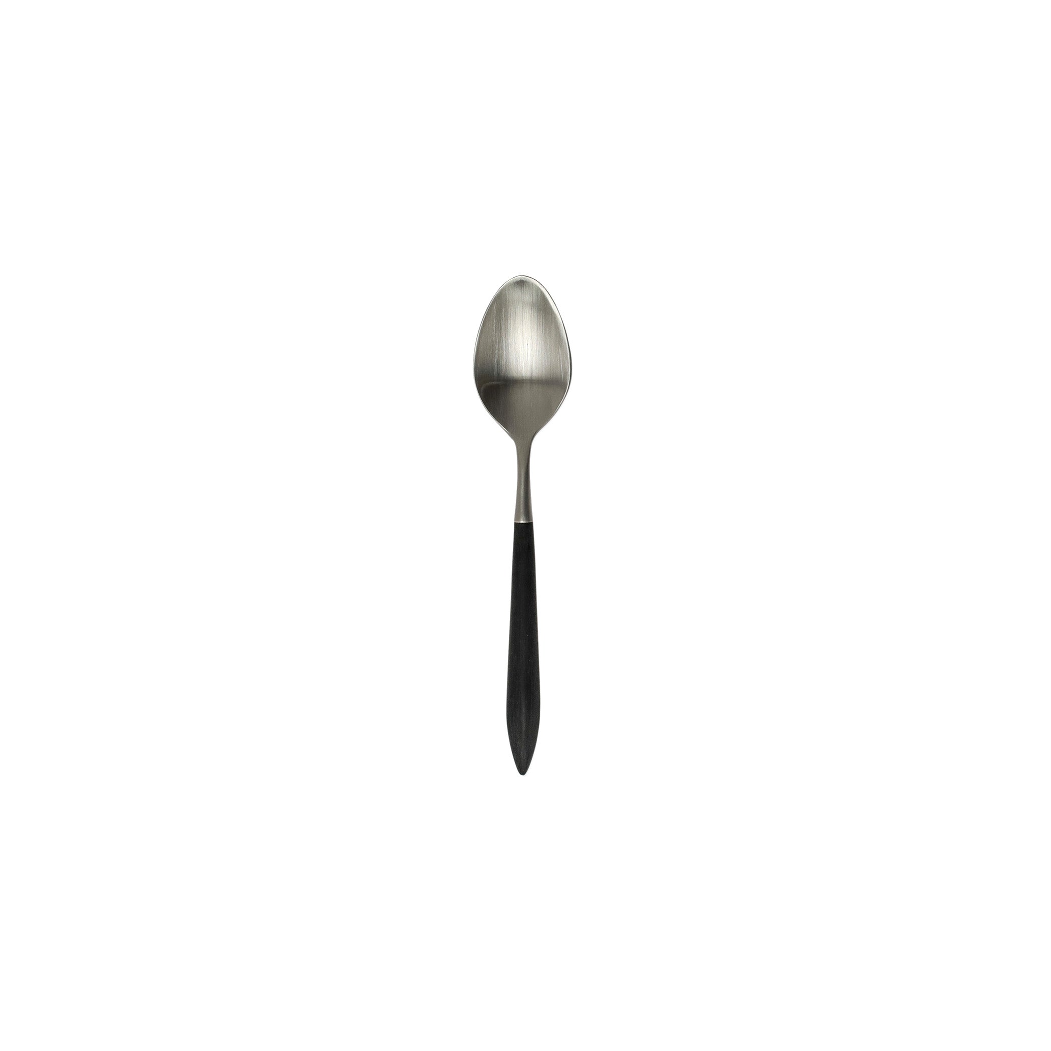 Ares Argento & Black Demitasse Spoon