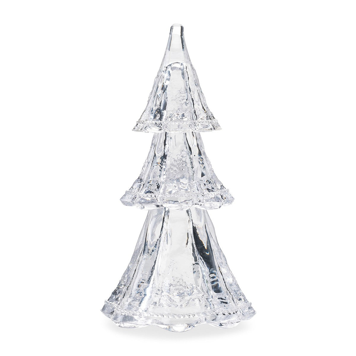 Berry & Thread 9" Stackable Glass Tree Set/3 in Clear