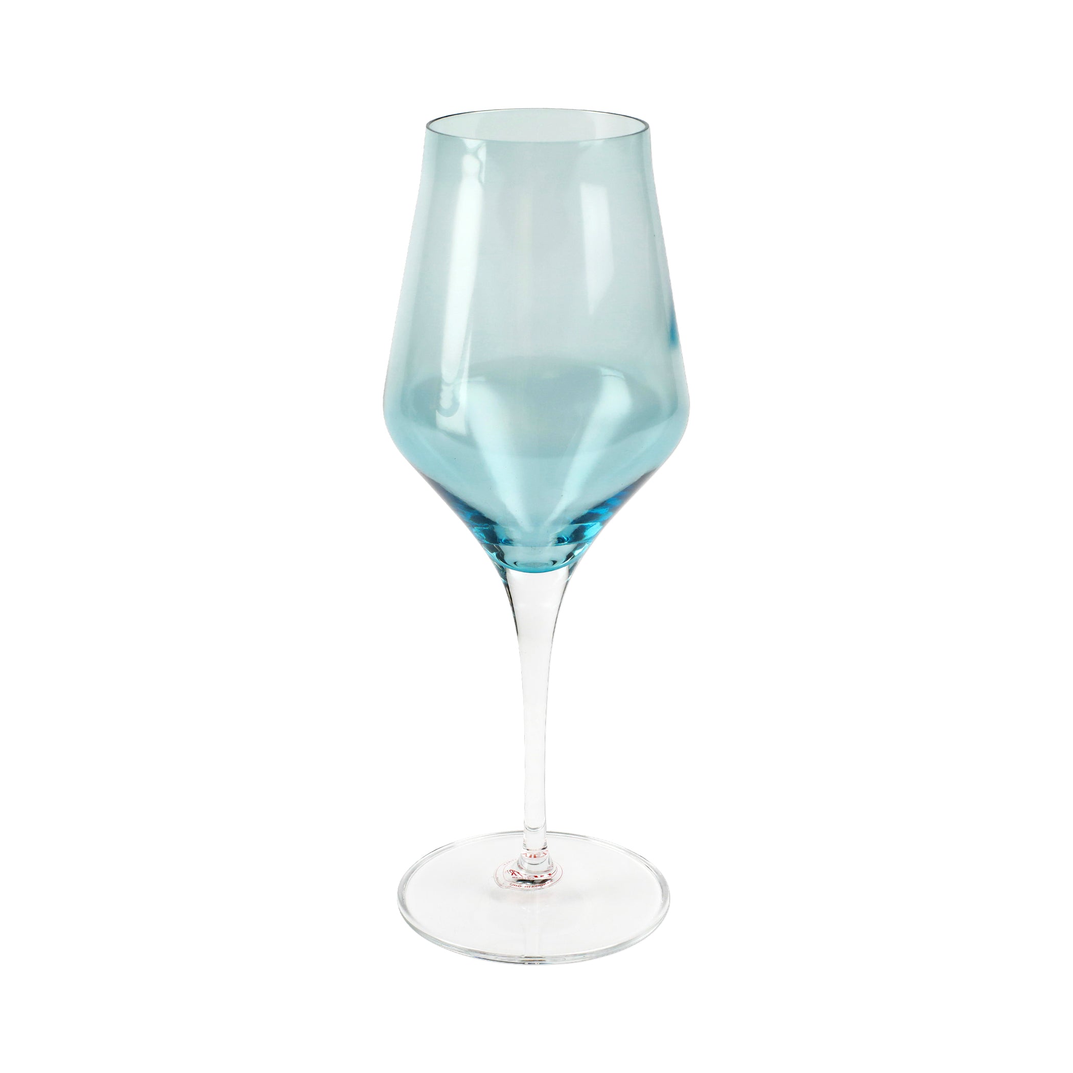 Contessa Teal Water Glass