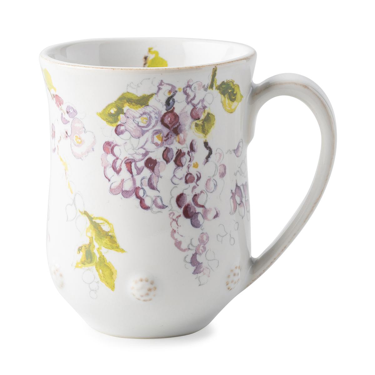 Berry & Thread Floral Sketch Wisteria Mug