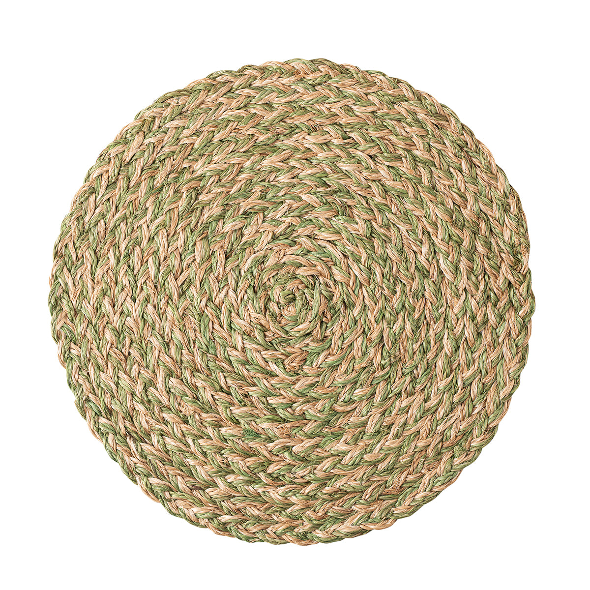 Woven Straw Placemat - Sage