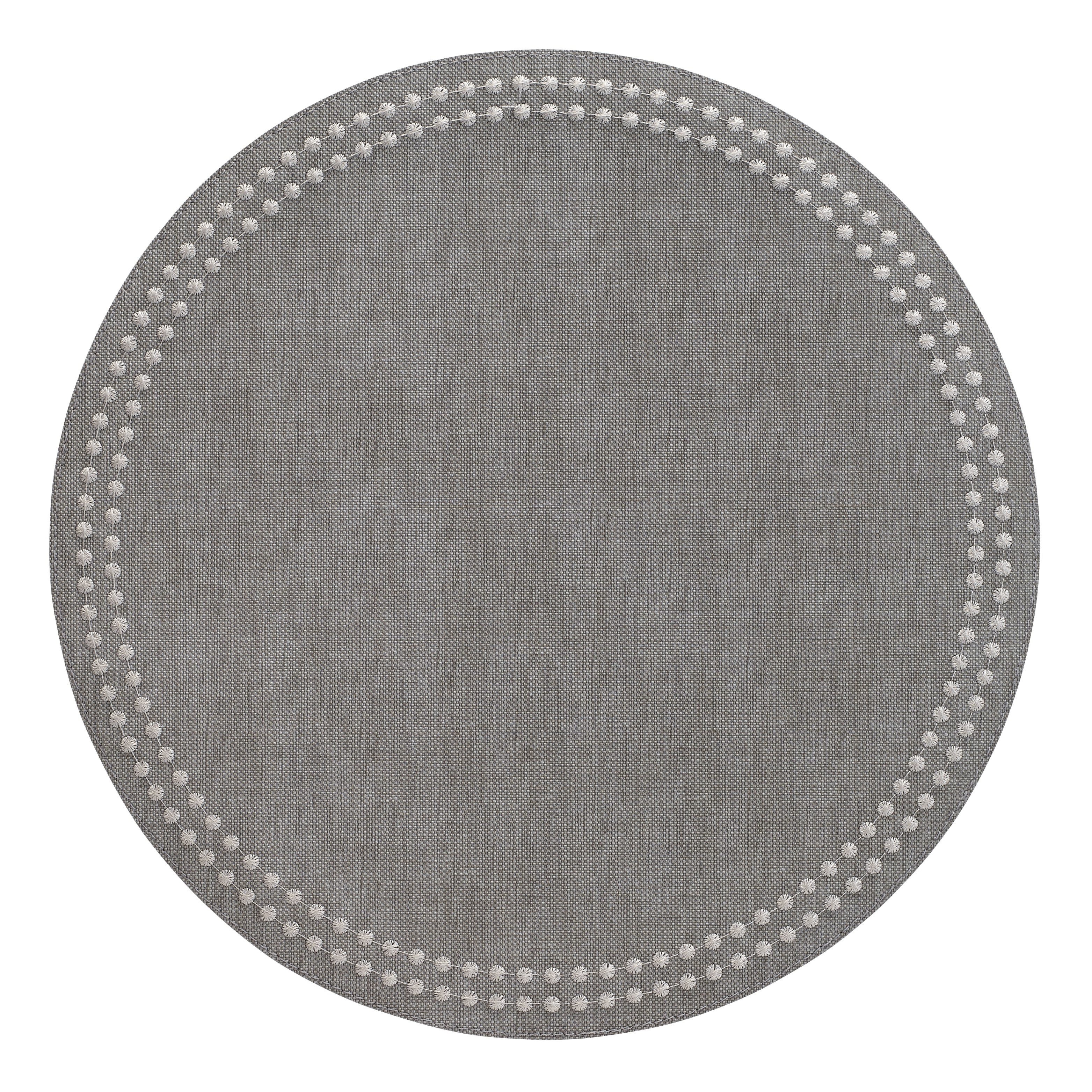 Pearl Placemat - Gray & Silver (Set of 4)