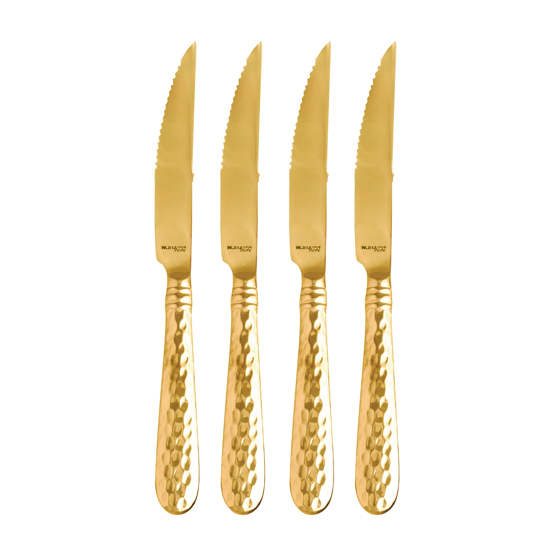 Martellato Gold Steak Knives - Set of 4