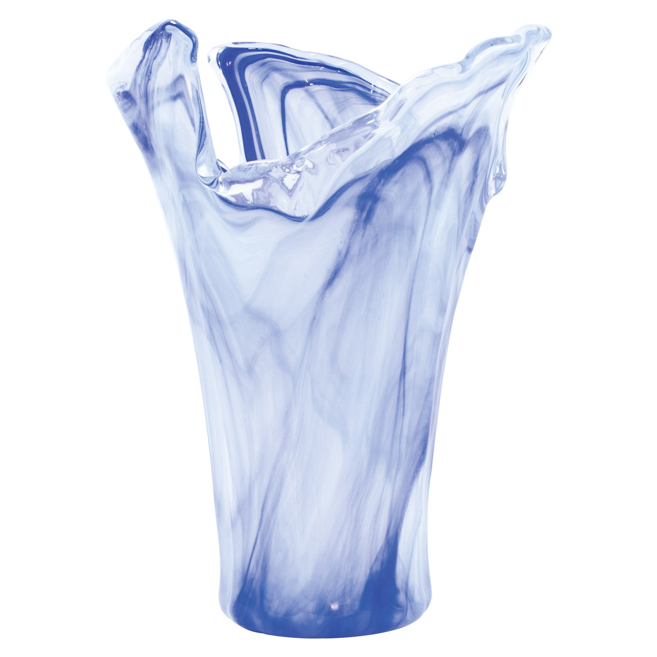 Onda Glass Cobalt Large Vase