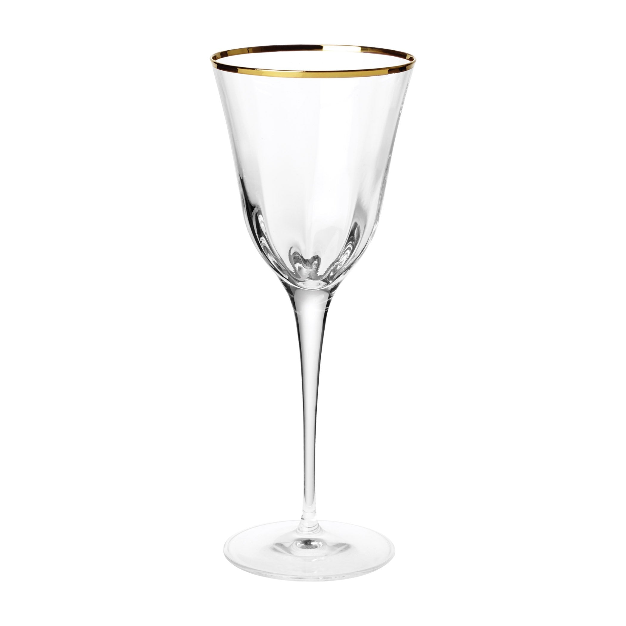 Optical Gold Water Glass