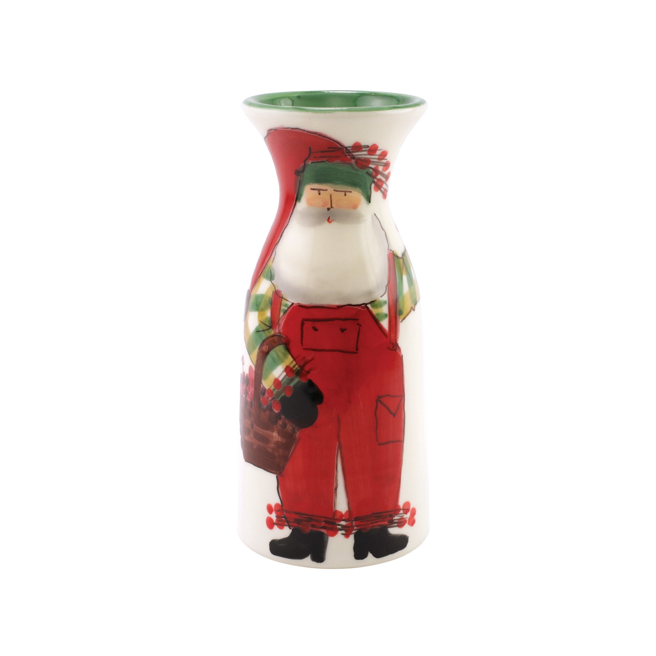 Old St. Nick Wine Carafe w/ Grapes