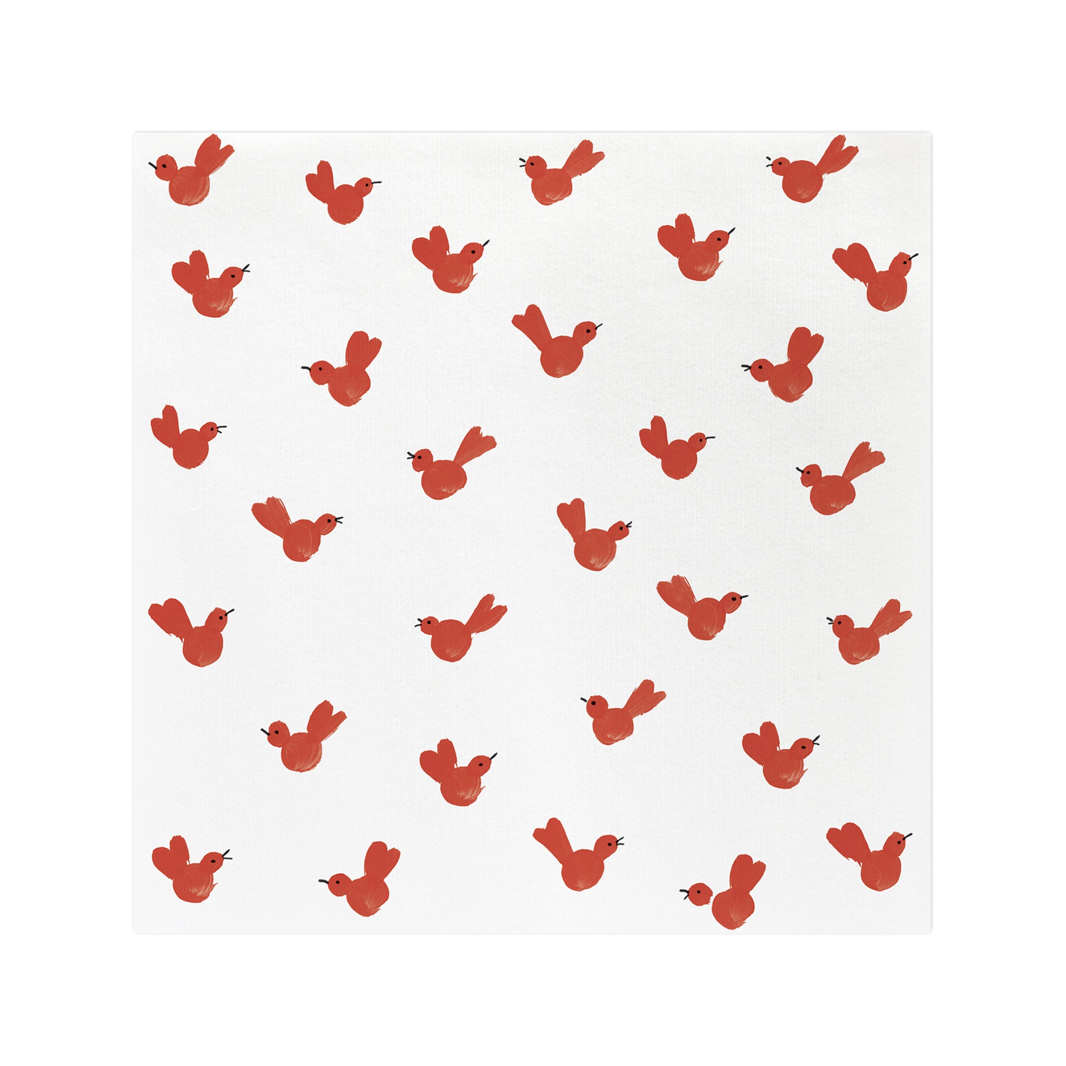 Papersoft Napkins Red Bird Dinner Napkins (Pack of 20)