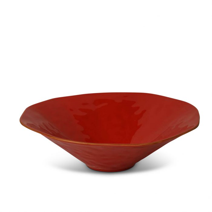 Cantaria Centerpiece Bowl Poppy Red