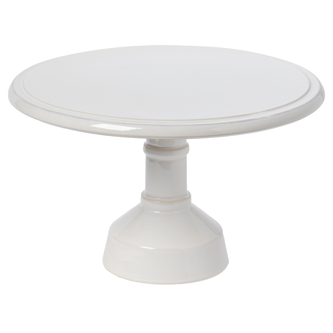 Cook & Host Footed Plate 13" White