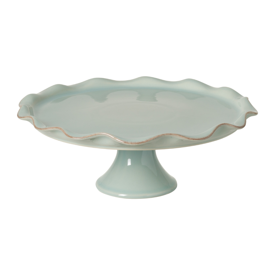 Cook & Host Footed Plate 14" Robin's Egg Blue