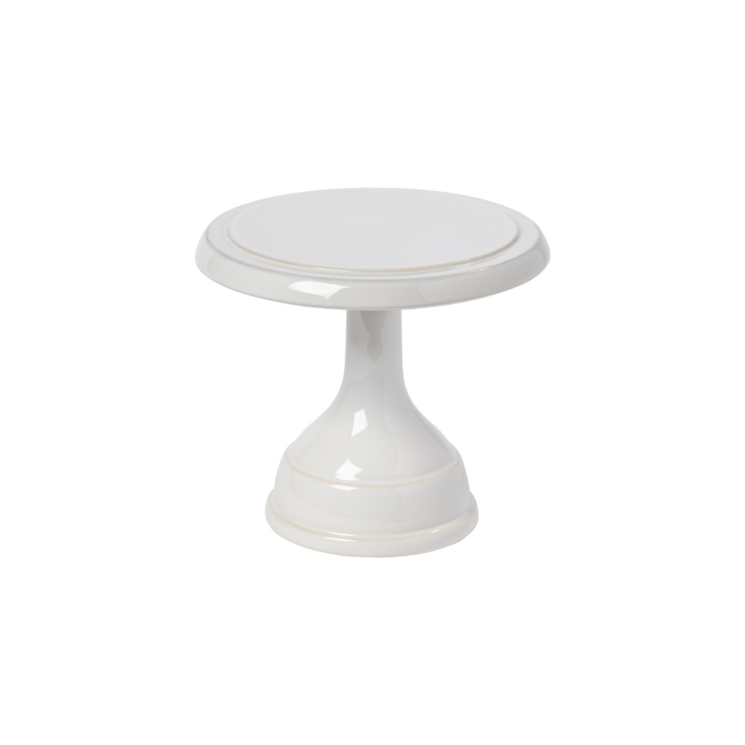 Cook & Host Footed Plate 6" White