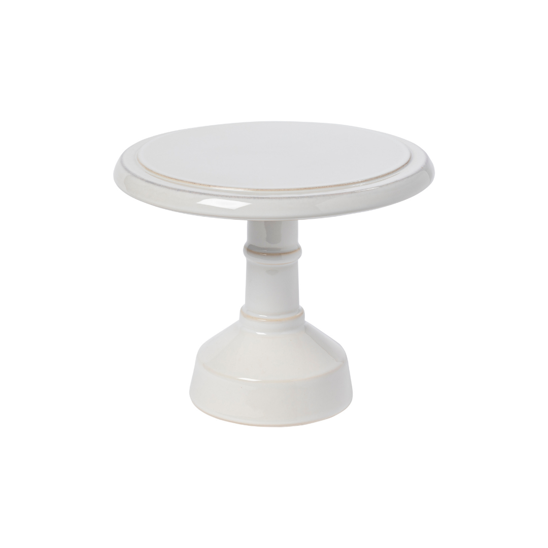 Cook & Host Footed Plate 8" White