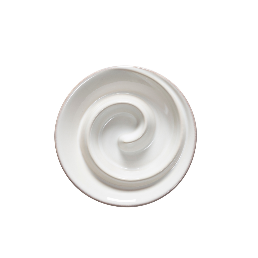 Cook & Host Spiral appetizer Dish 6" White
