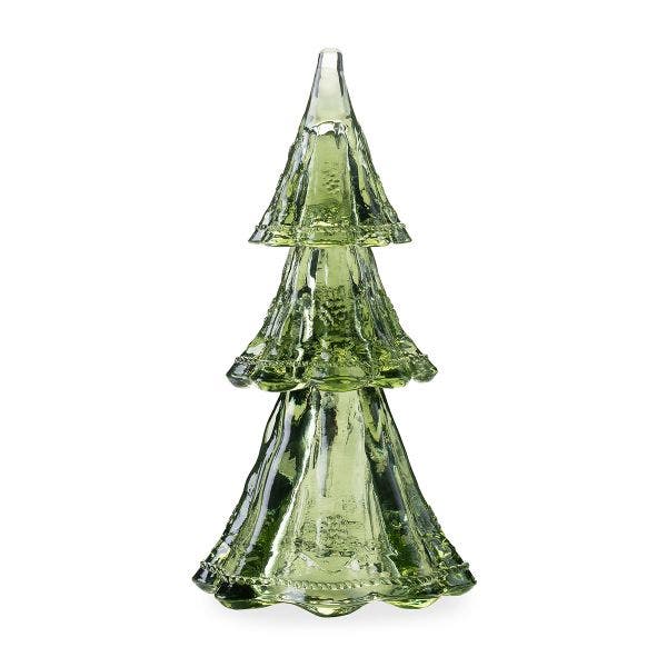 Berry & Thread Evergreen 10.5" Stackable Glass Trees