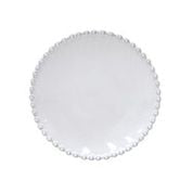Pearl Bread Plate 7" White