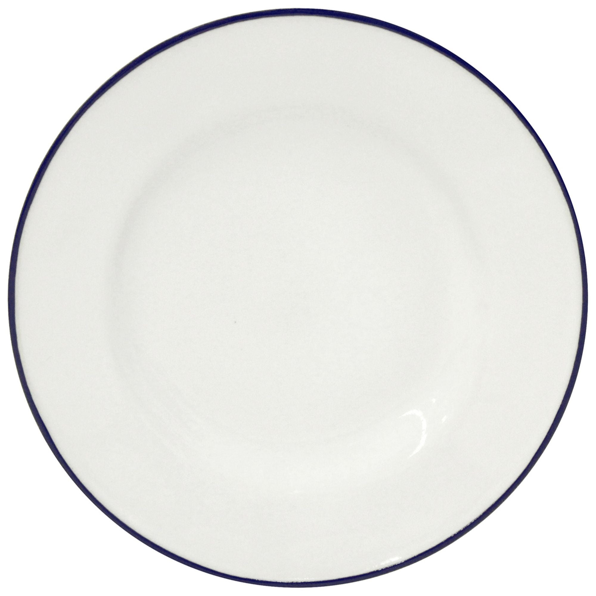 Beja Bread Plate 6" White-Blue