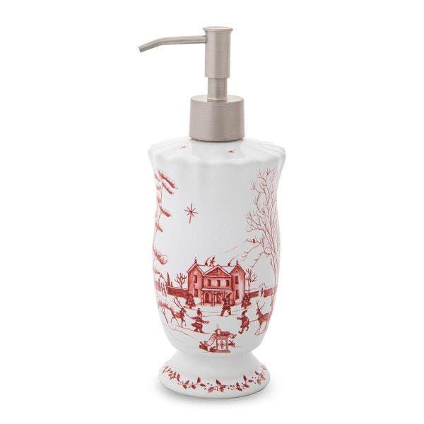 Country Estate 
Winter Frolic Ruby 
Soap/Lotion/Hand Sanitizer Dispenser