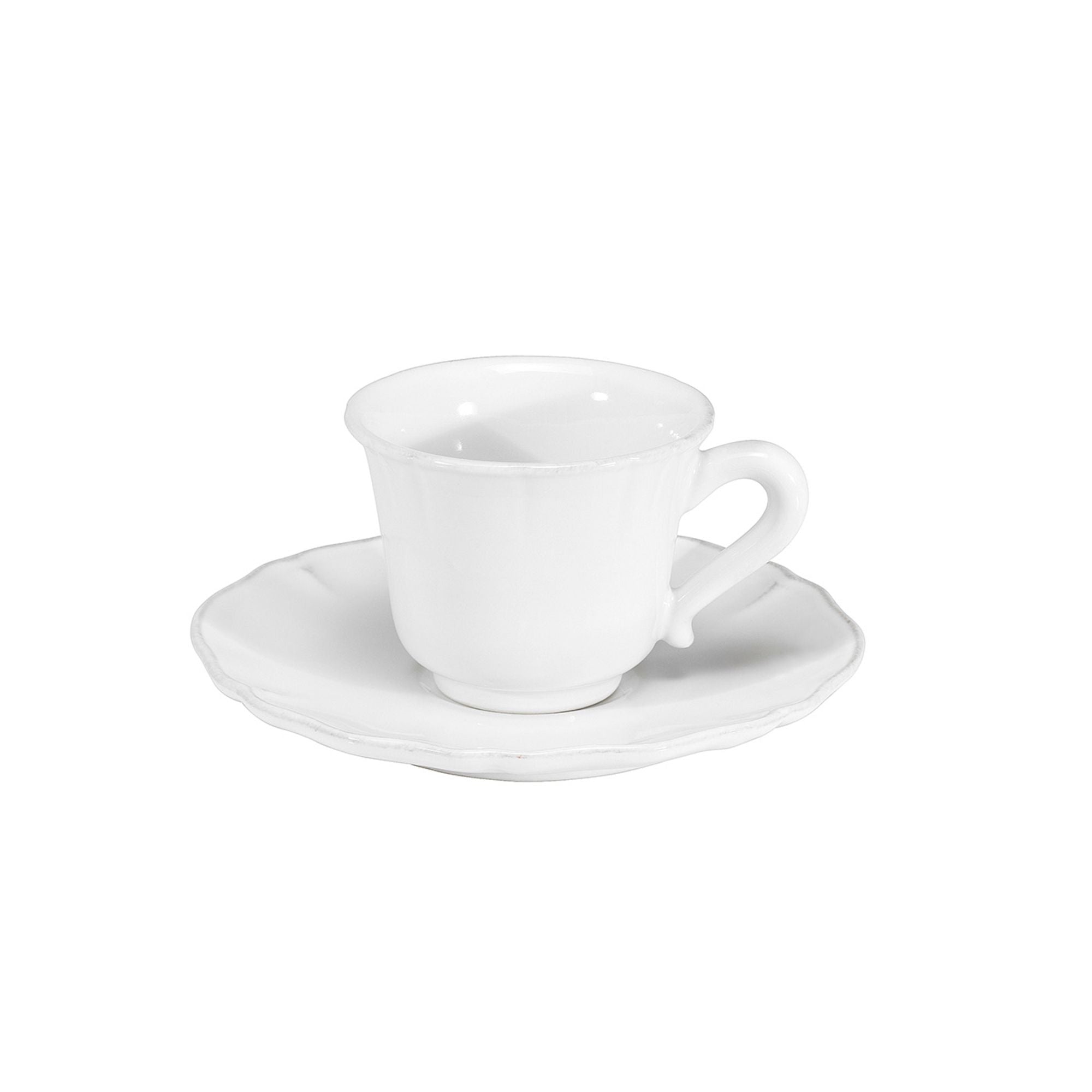 Alentejo Coffee Cup and Saucer 3 oz. White
