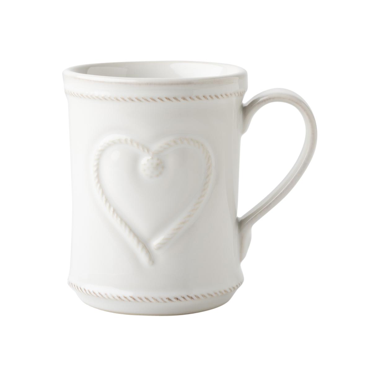 Berry & Thread Whitewash Cupfull of Love Mug