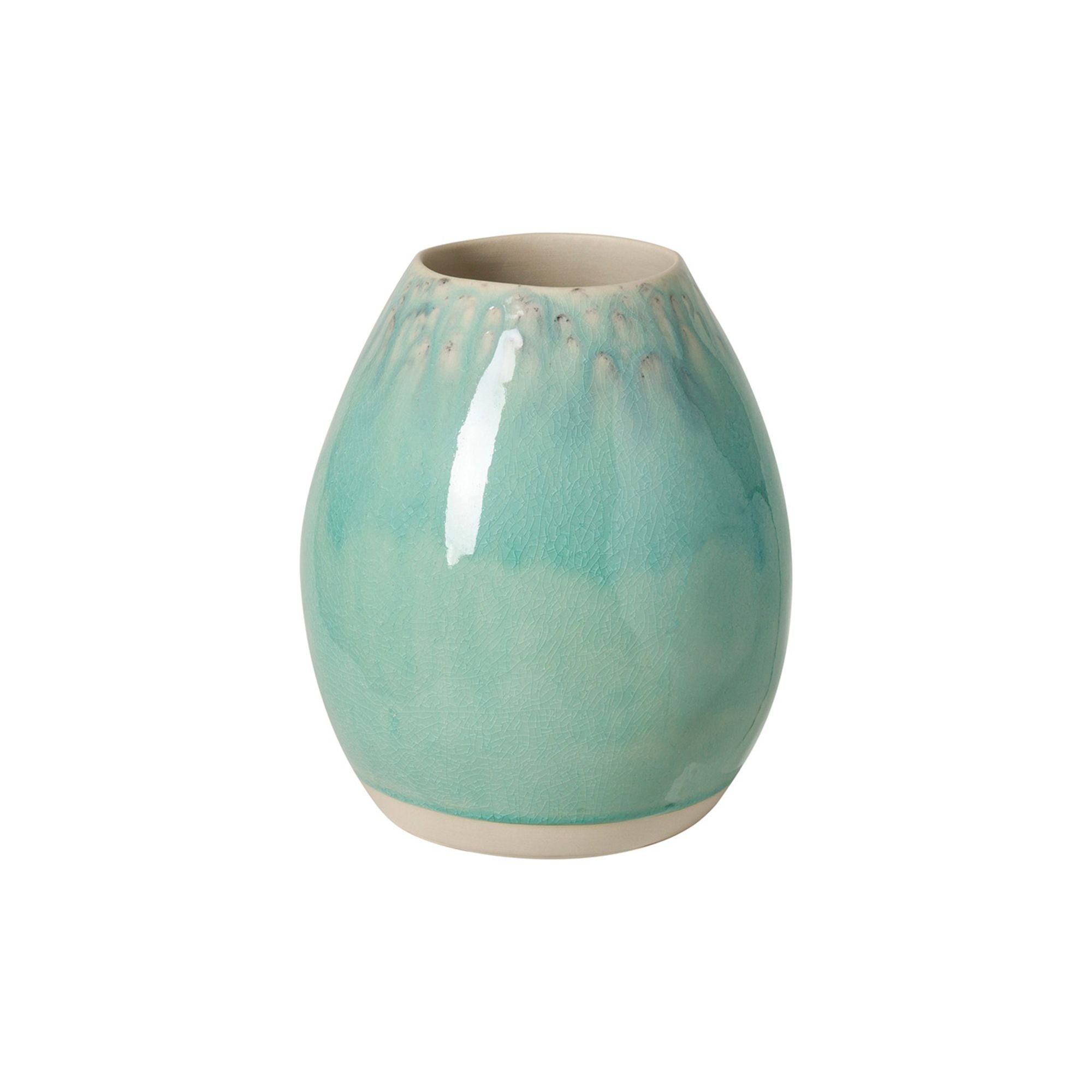 Madeira Egg Vase 8" Blue