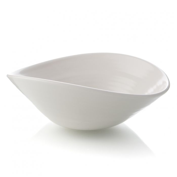 Barre Serving Bowl, Medium - Alabaster
