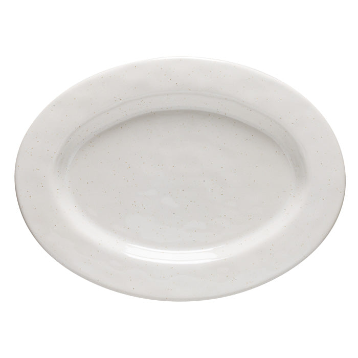 Fattoria Oval Platter 16" White