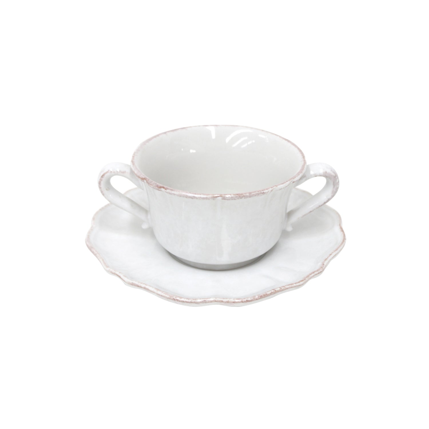 Impressions Consomme Cup and Saucer 13oz. White