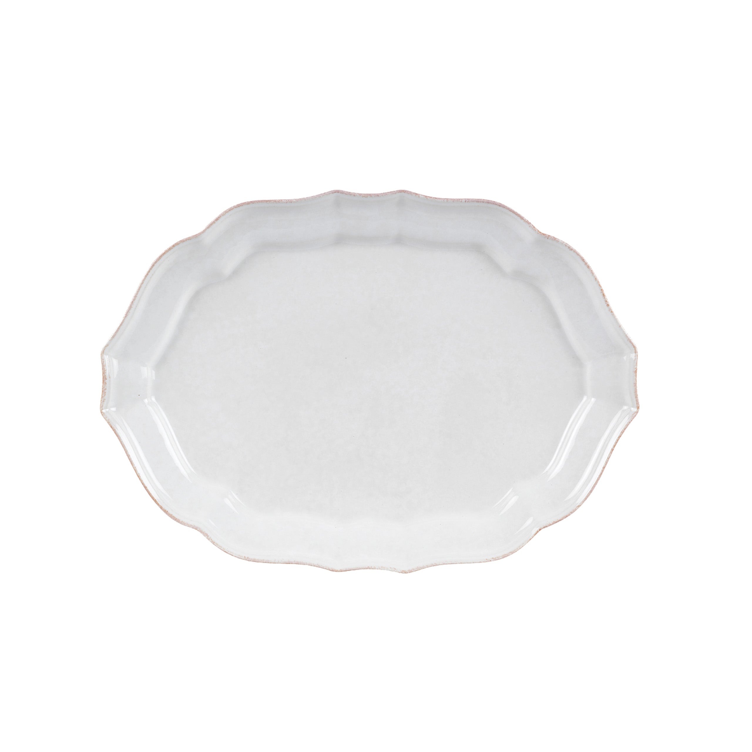 Impressions Oval Platter 14" White