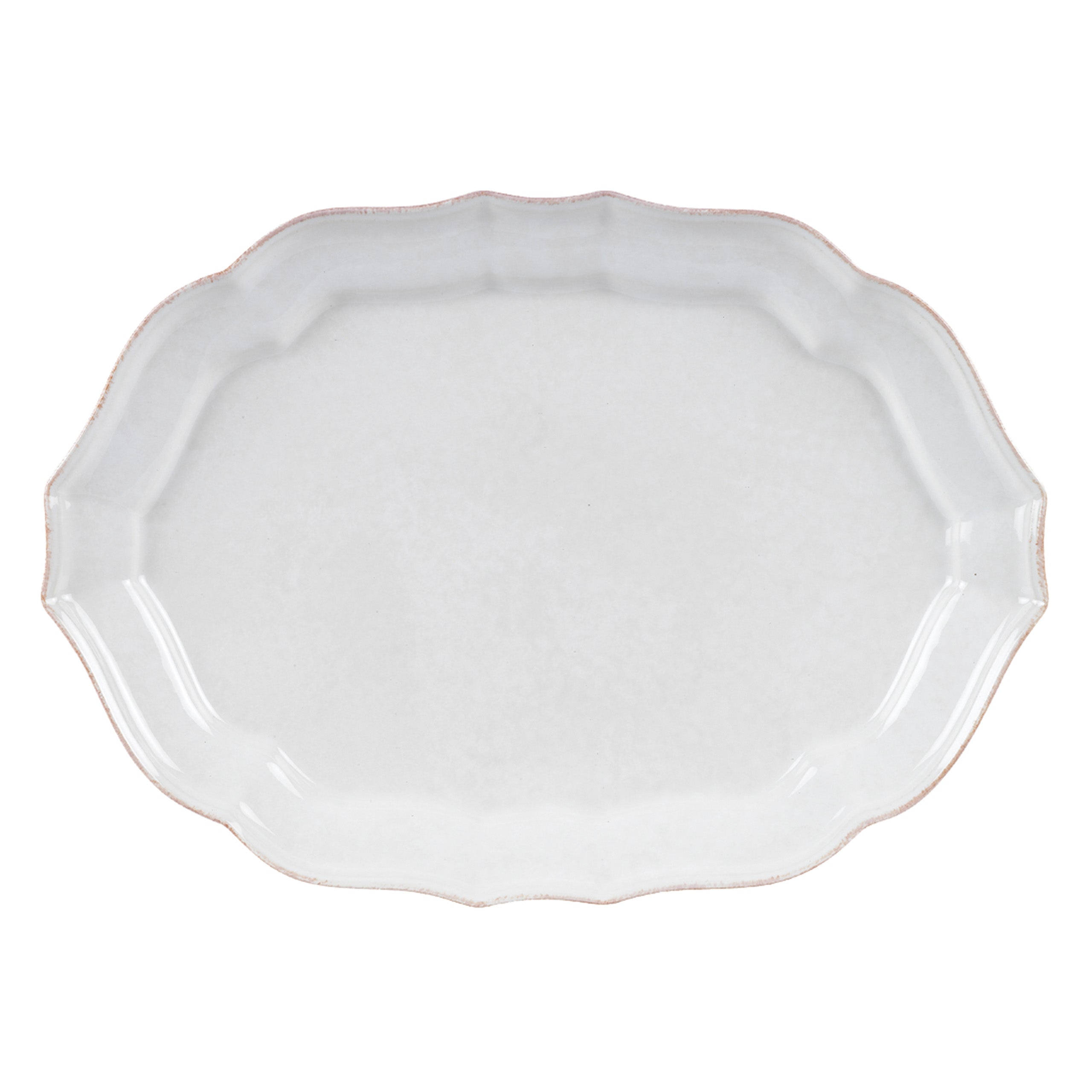 Impressions Oval Platter 18" White