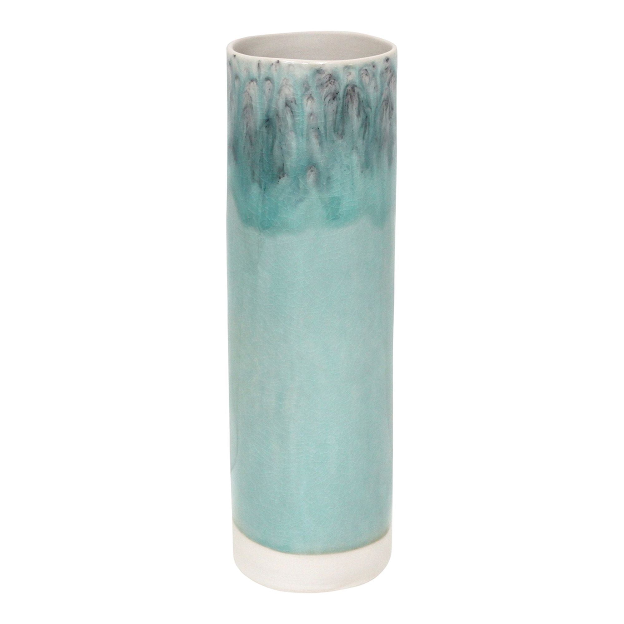 Madeira Cylinder Vase 12" Blue