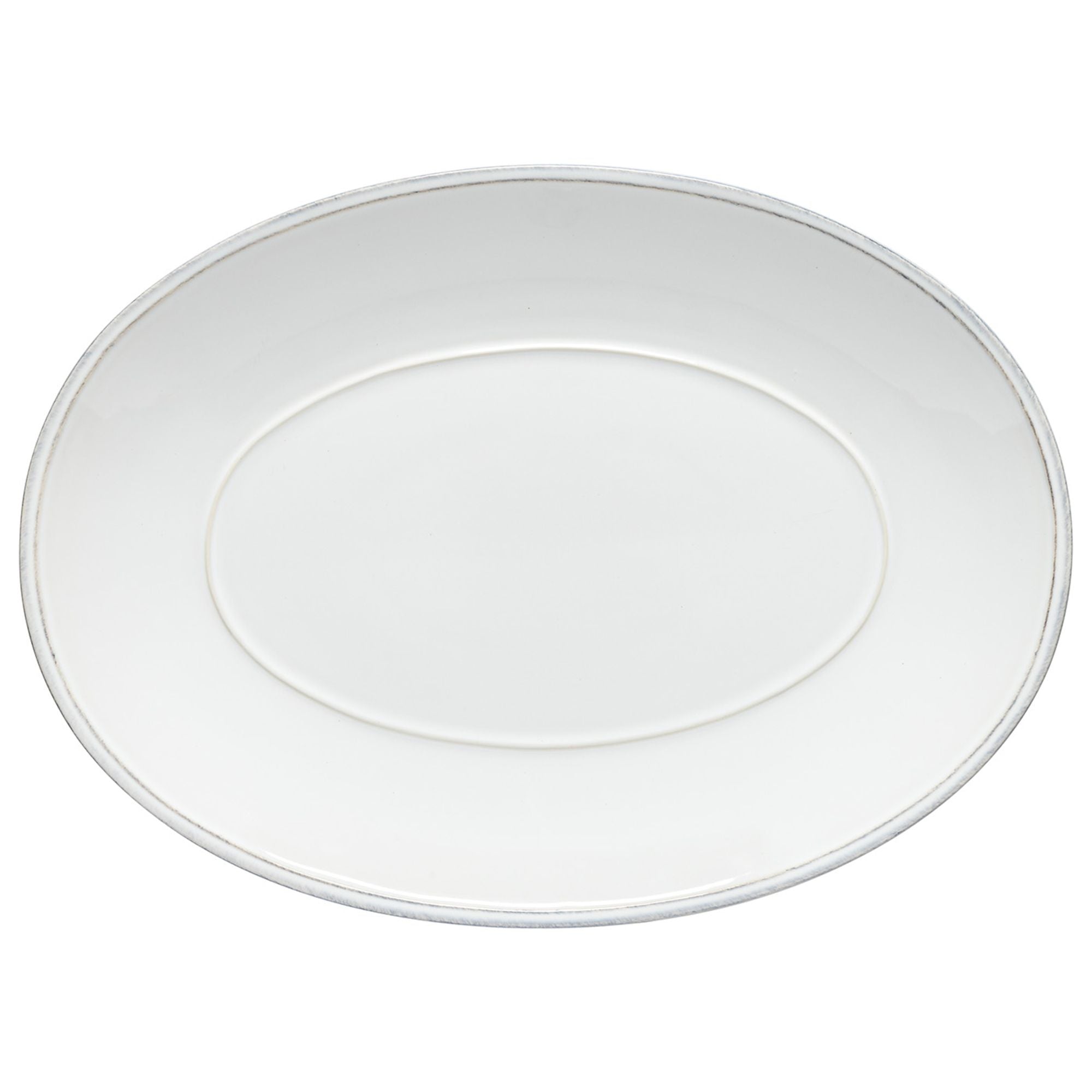 Friso Oval Platter 16" White