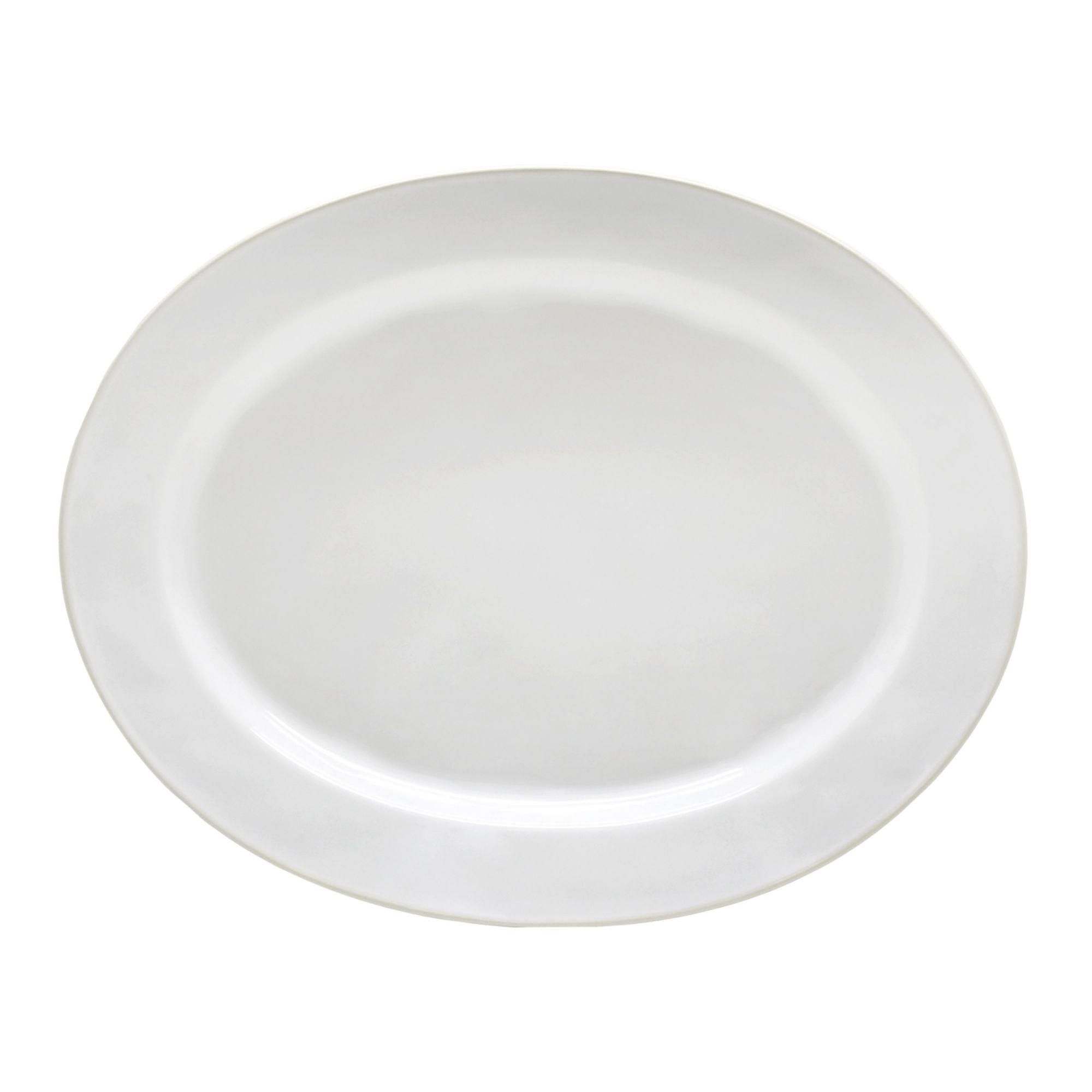 Beja Oval Platter 16" White-Cream
