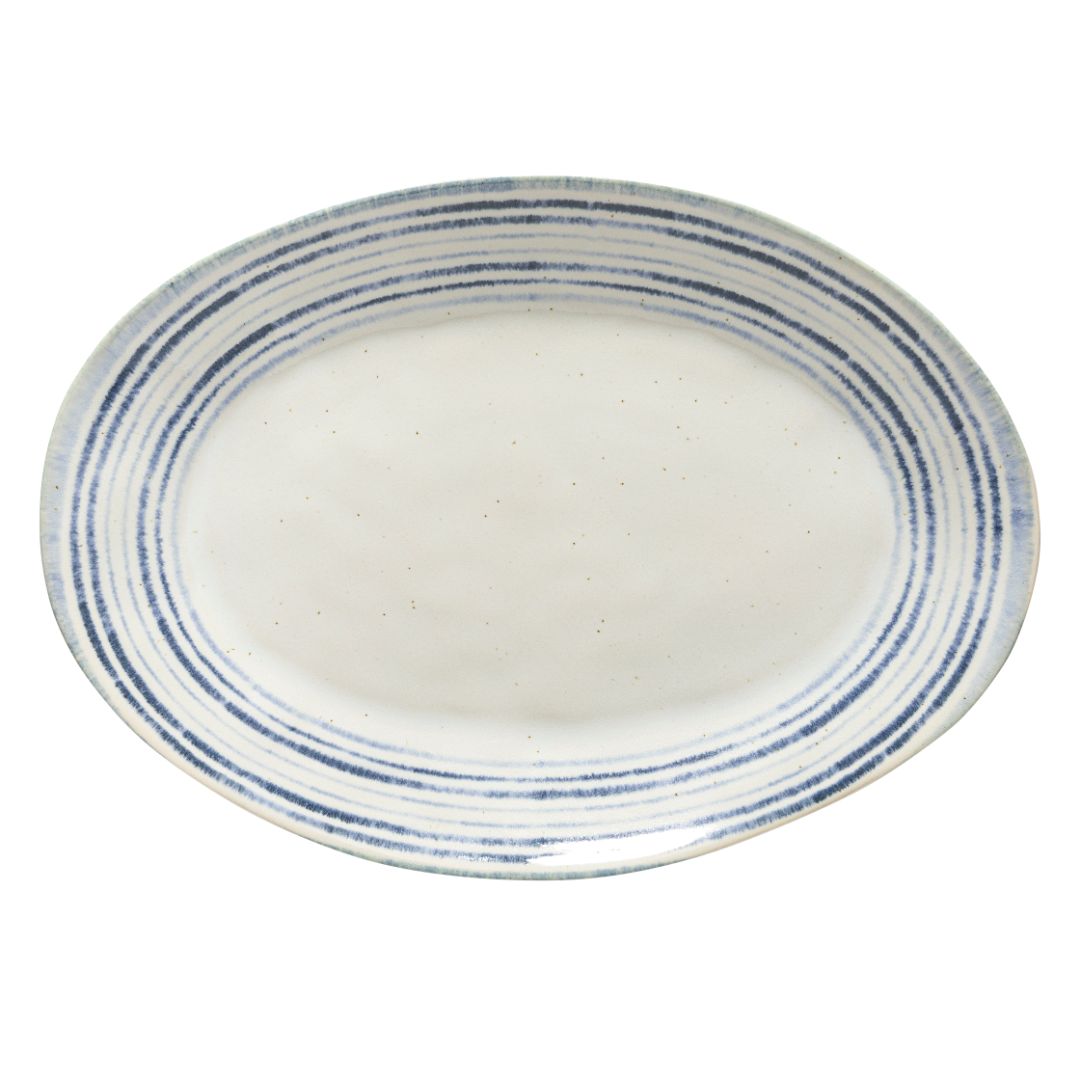 Nantucket Oval Platter 16" White