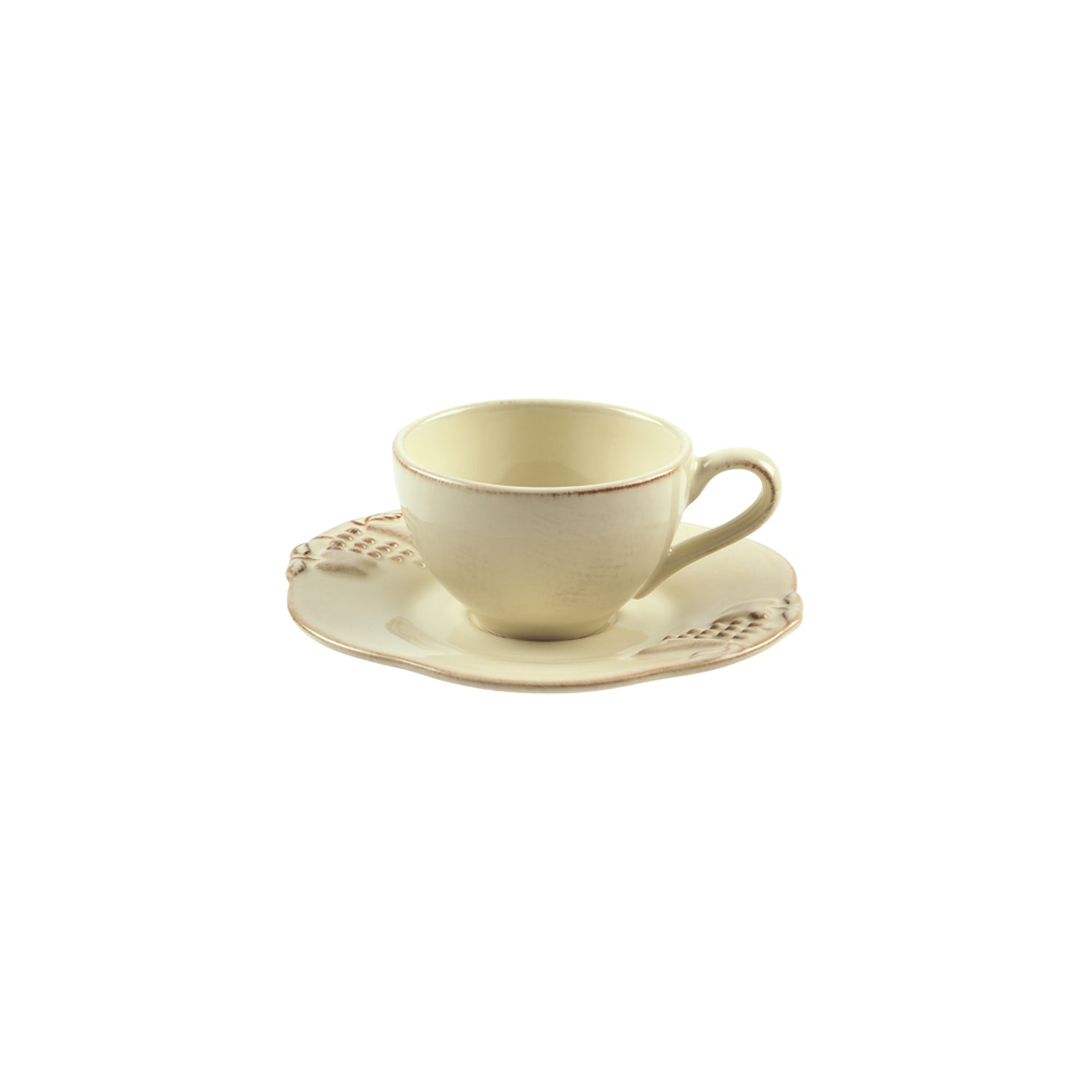 Madeira Harvest Coffee Cup and Saucer 3 oz. Vanilla Crème