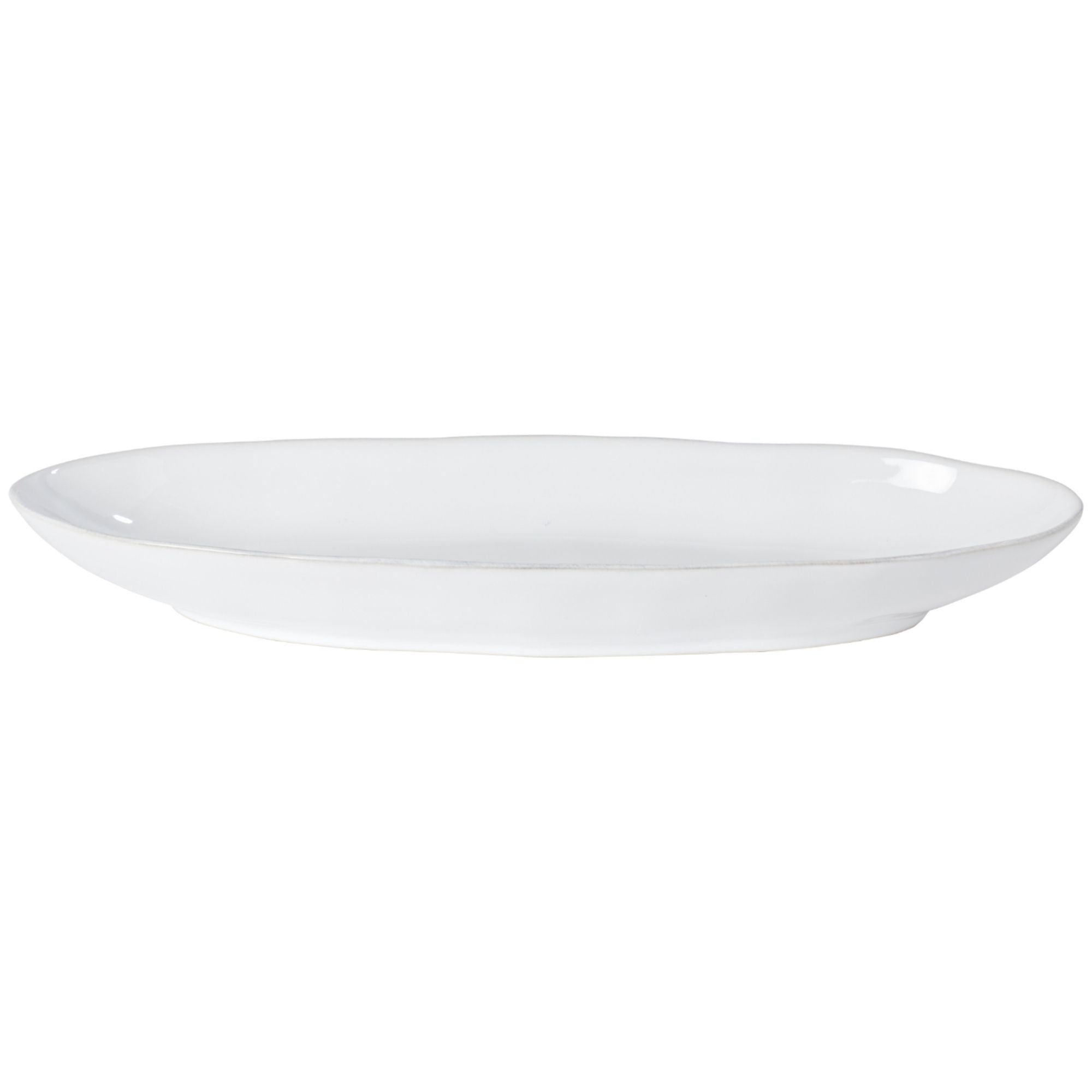 Livia Oval Platter 16" White