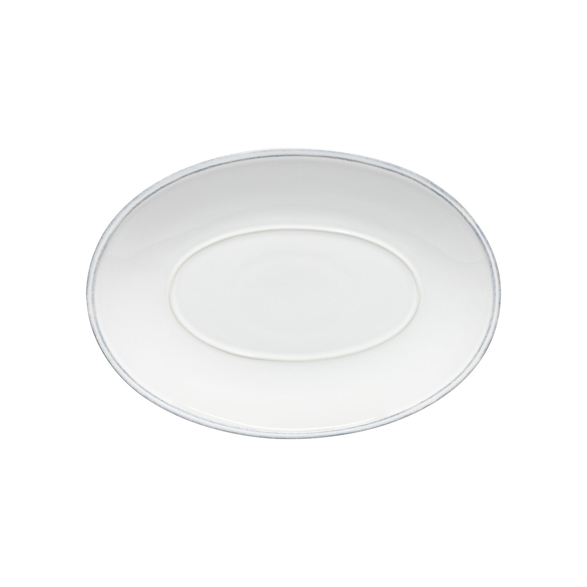 Friso Oval Platter 12" White