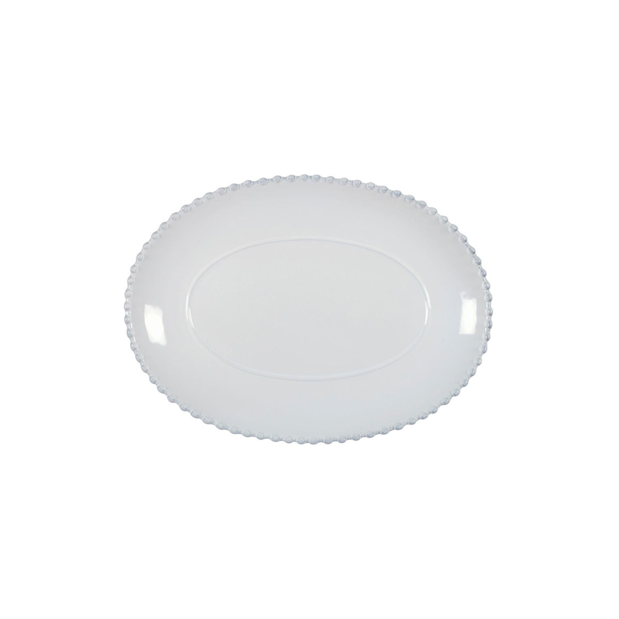 Pearl Oval Platter 13" White